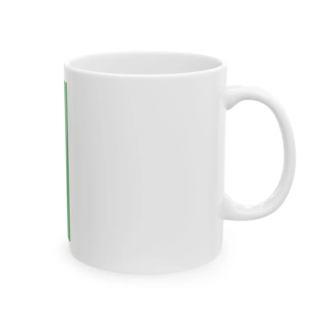 Banner white green (Germany) White Coffee Mug - Go Mug Yourself