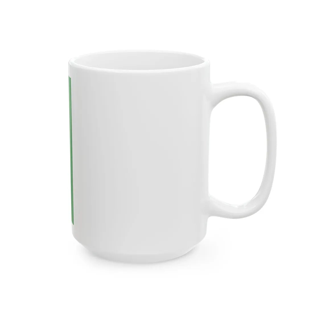 Banner white green (Germany) White Coffee Mug - Go Mug Yourself