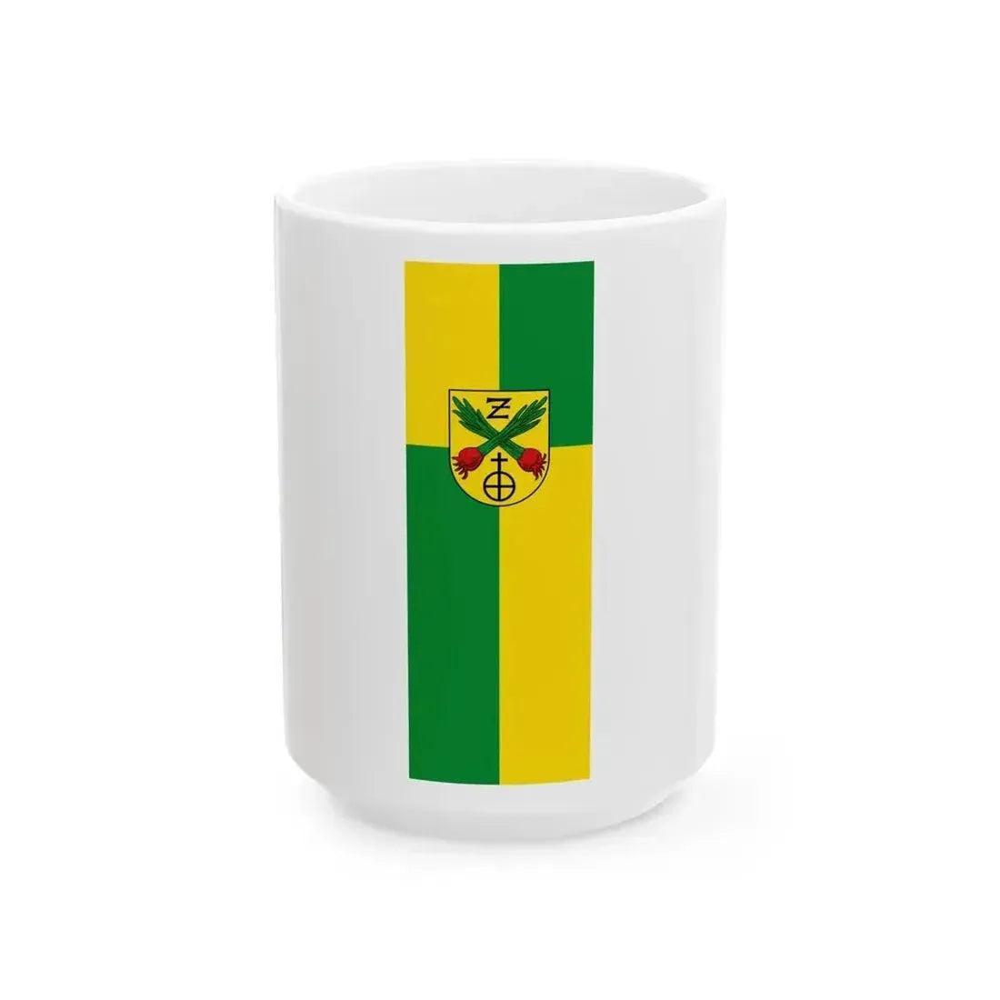 Banner Zeiskam (Germany) White Coffee Mug 15oz - Go Mug Yourself