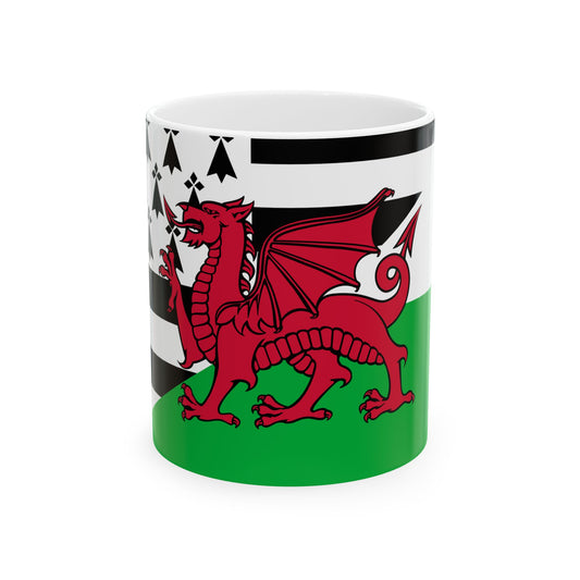 Banniel Breizh Kembre (Belgium) White Coffee Mug-11oz-Go Mug Yourself