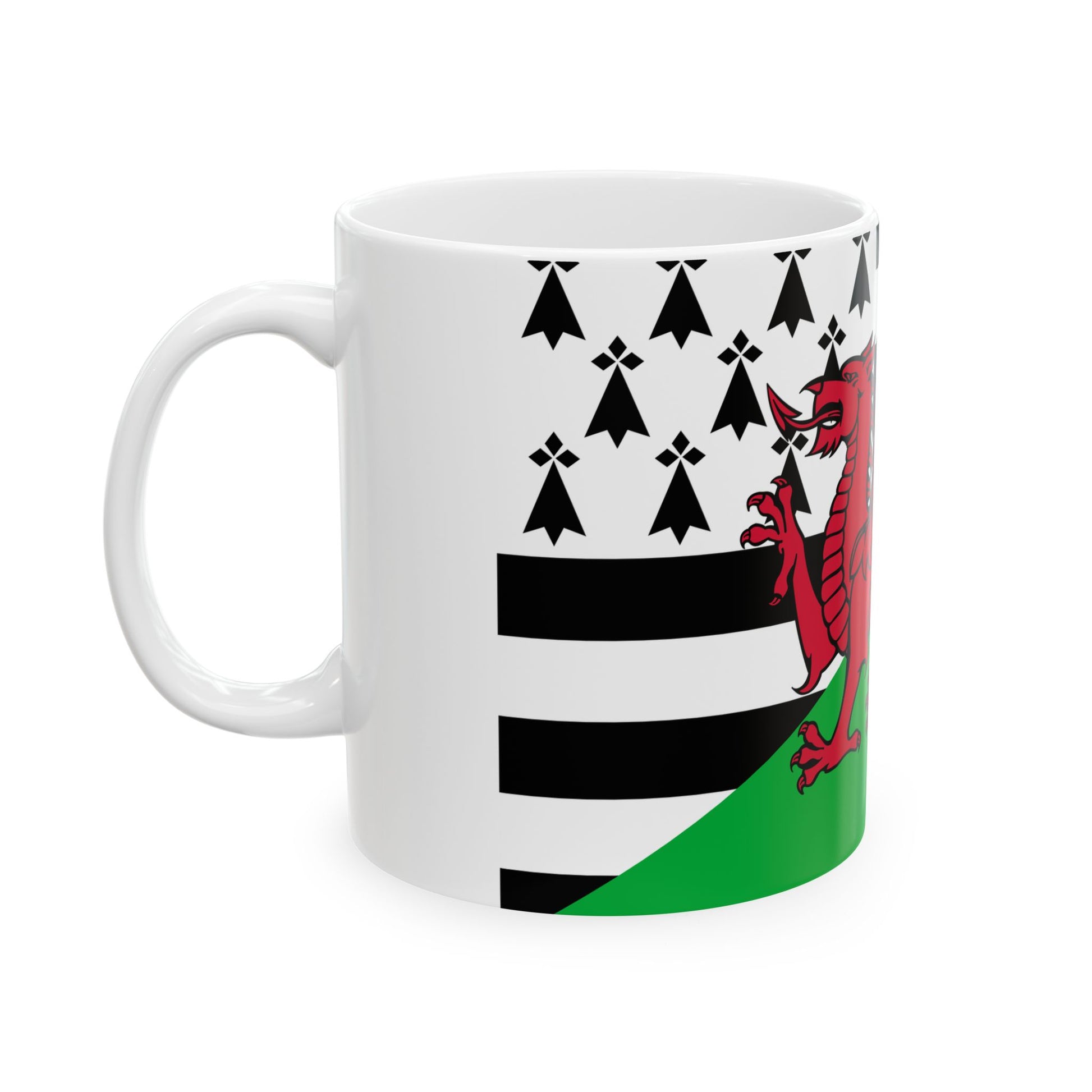 Banniel Breizh Kembre (Belgium) White Coffee Mug-Go Mug Yourself