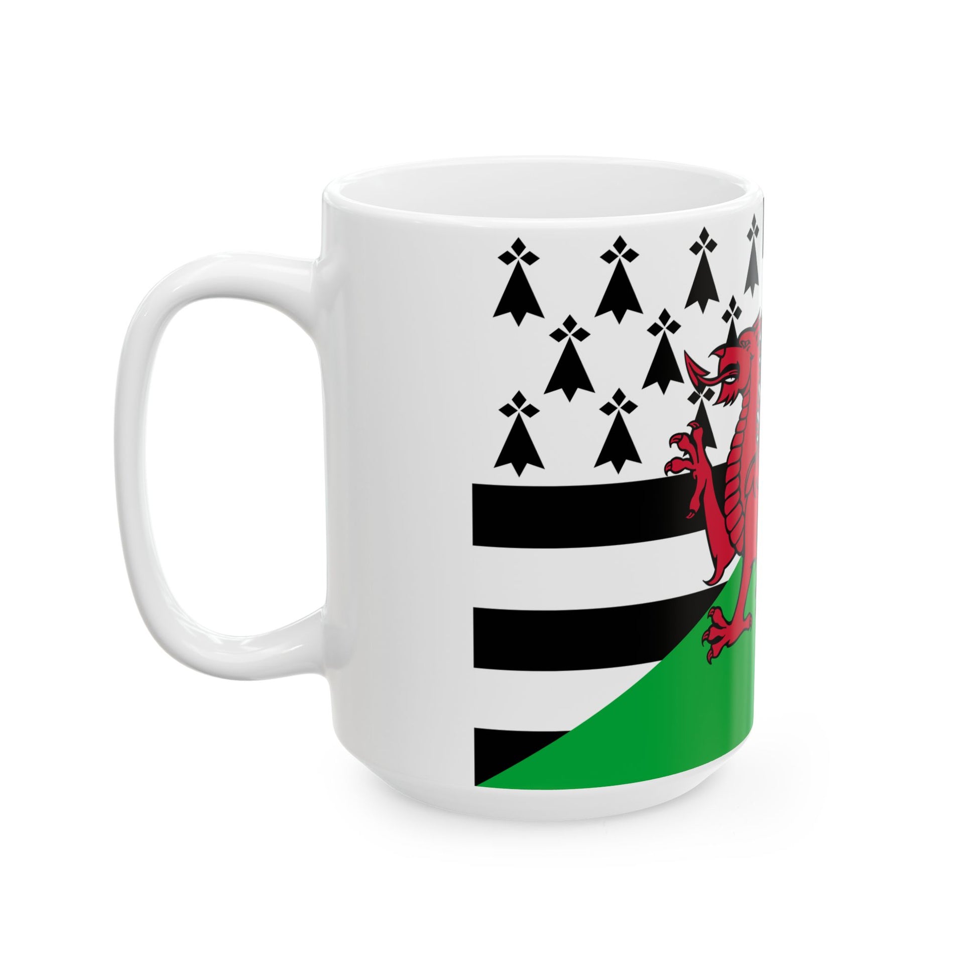 Banniel Breizh Kembre (Belgium) White Coffee Mug-Go Mug Yourself