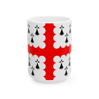 Banniel Bro Gwened 1.0 (Belgium) White Coffee Mug-15oz-Go Mug Yourself