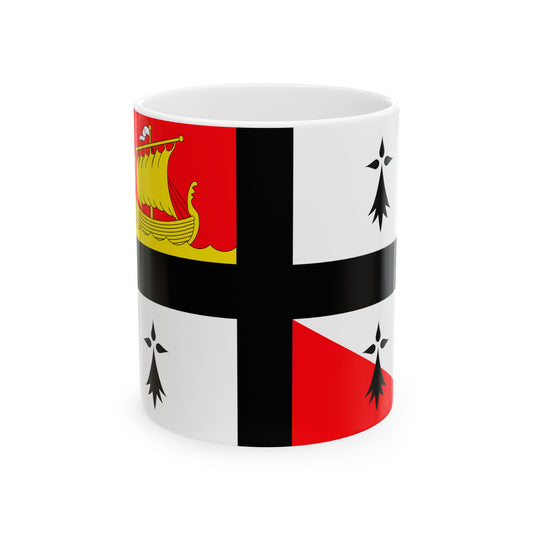 Banniel bro gwenrann (Belgium) White Coffee Mug-11oz-Go Mug Yourself