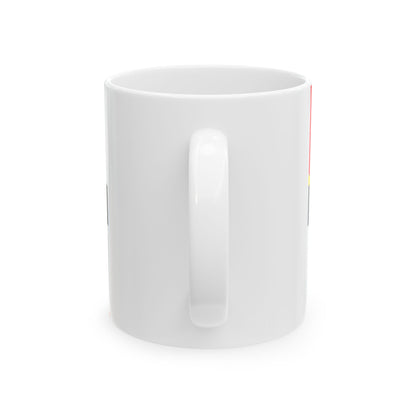 Banniel bro gwenrann (Belgium) White Coffee Mug-Go Mug Yourself