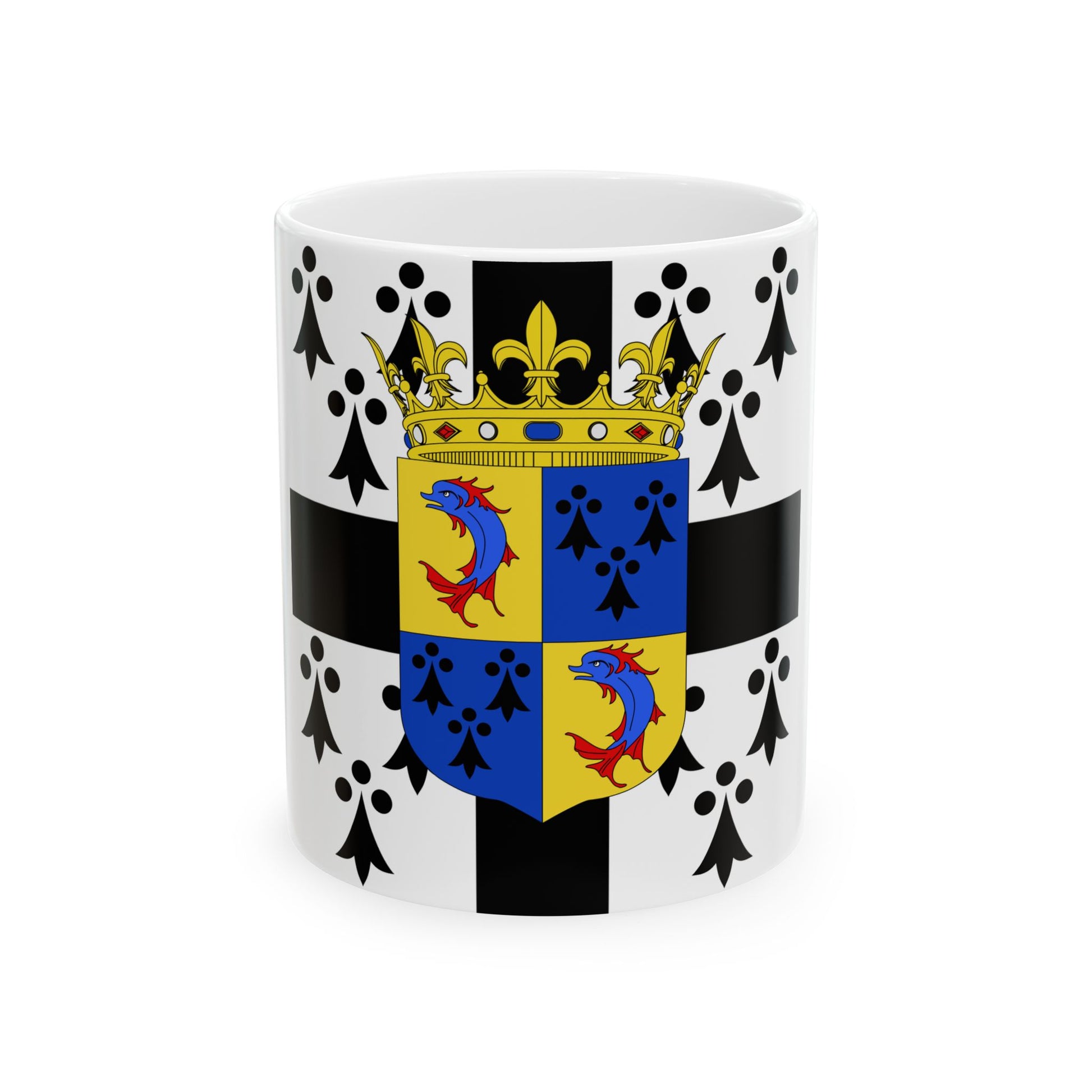 Banniel daofin breizh 1543 (Belgium) White Coffee Mug-11oz-Go Mug Yourself