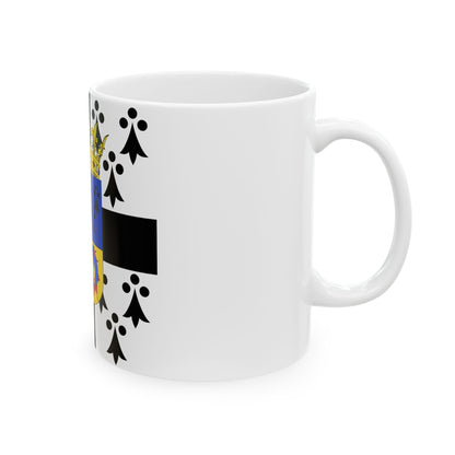 Banniel daofin breizh 1543 (Belgium) White Coffee Mug-Go Mug Yourself