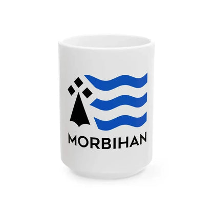 Banniel departamant ar Mor-Bihan 2022 (France) White Coffee Mug 15oz - Go Mug Yourself