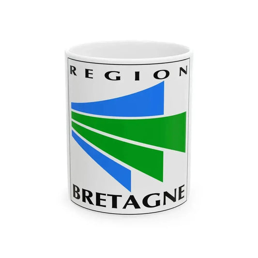 Banniel logo rannvro Breizh 1988-2005 (France) White Coffee Mug 11oz - Go Mug Yourself