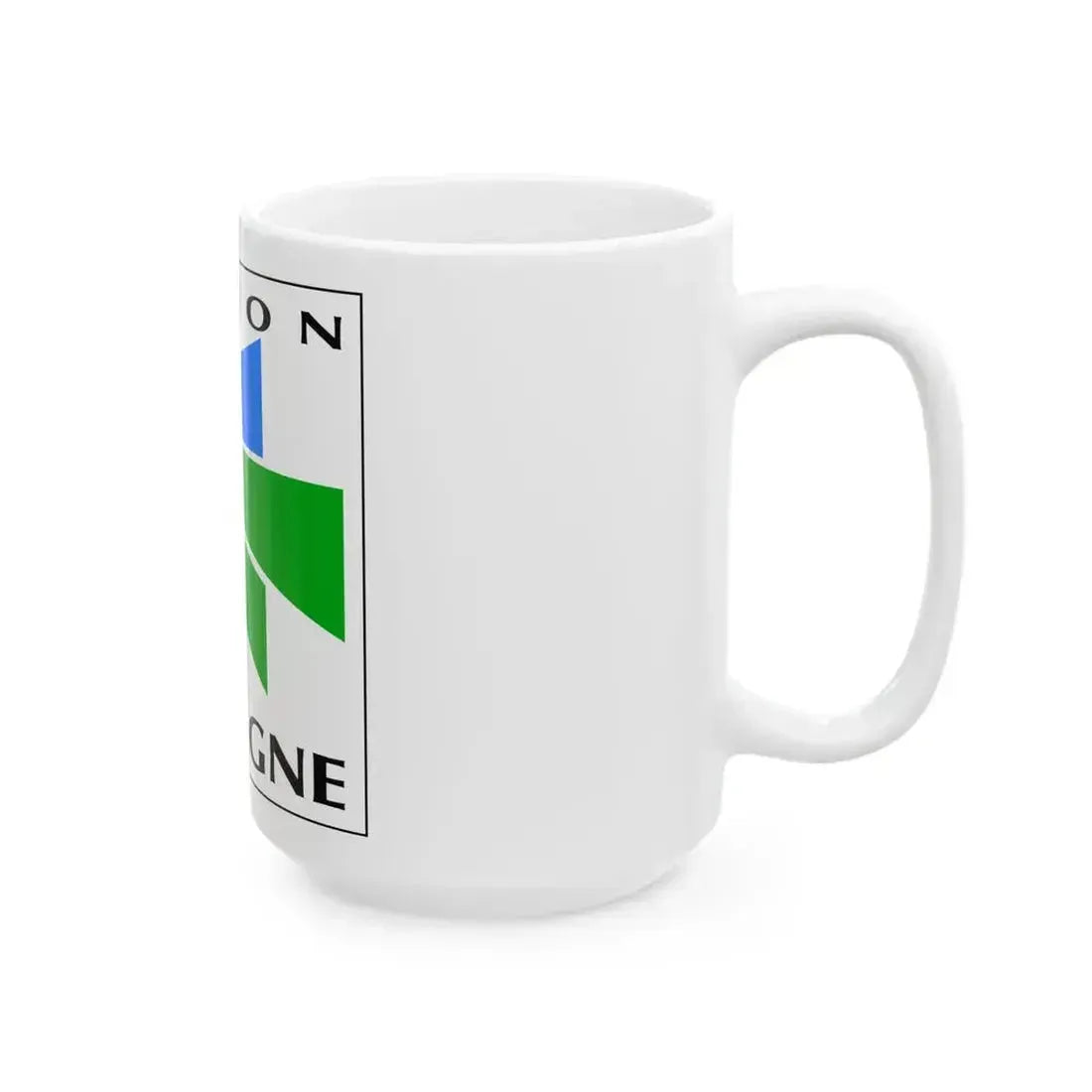 Banniel logo rannvro Breizh 1988-2005 (France) White Coffee Mug - Go Mug Yourself