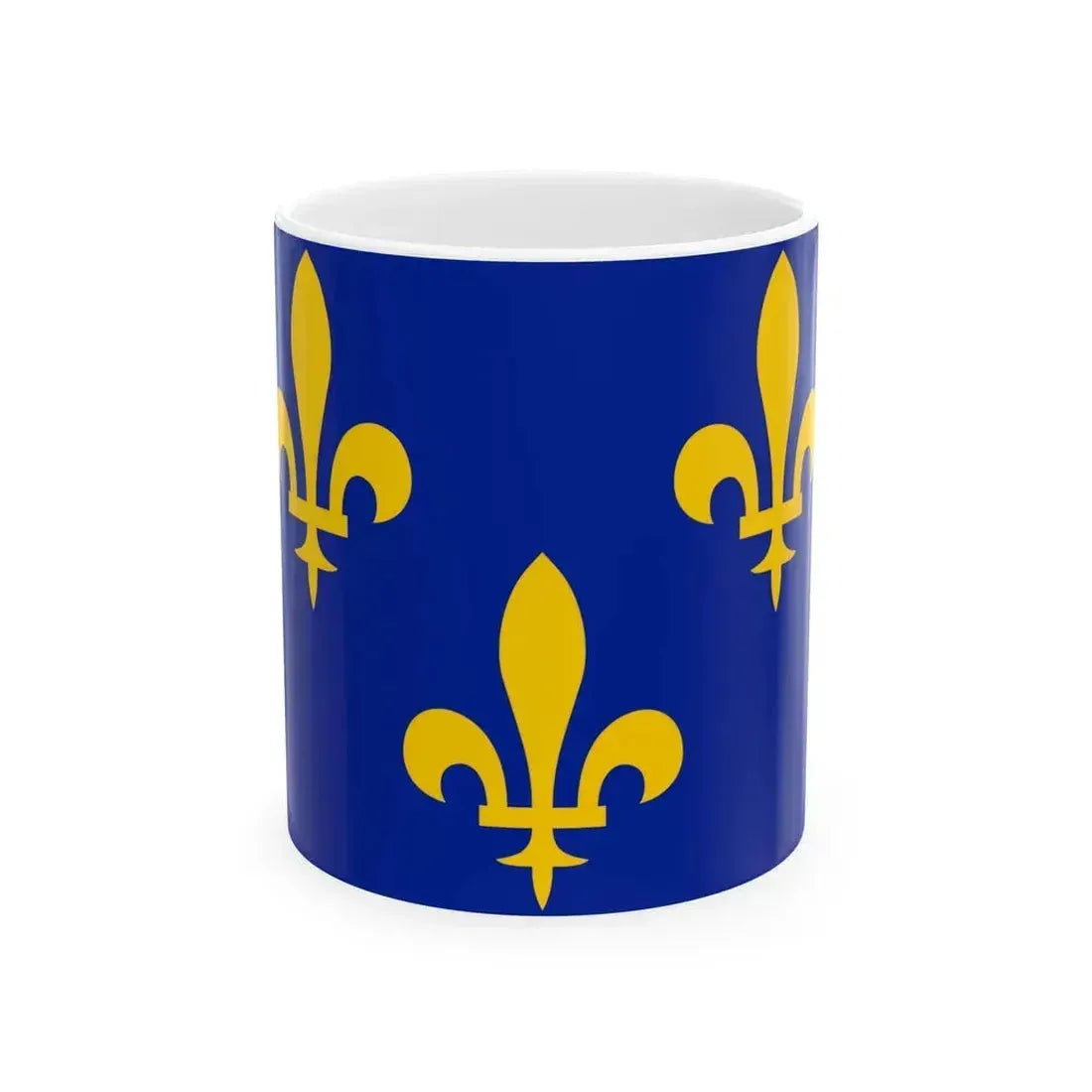 Banniere de France style 1400 (France) White Coffee Mug 11oz - Go Mug Yourself