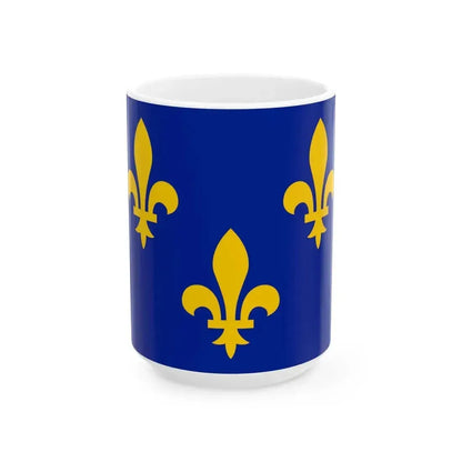 Banniere de France style 1500 (France) White Coffee Mug 15oz - Go Mug Yourself