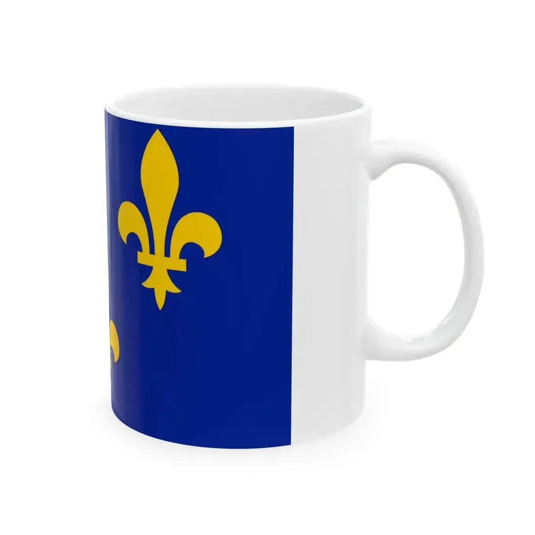 Banniere de France style 1500 (France) White Coffee Mug - Go Mug Yourself