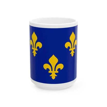 Banniere de France style 1640 (France) White Coffee Mug 15oz - Go Mug Yourself