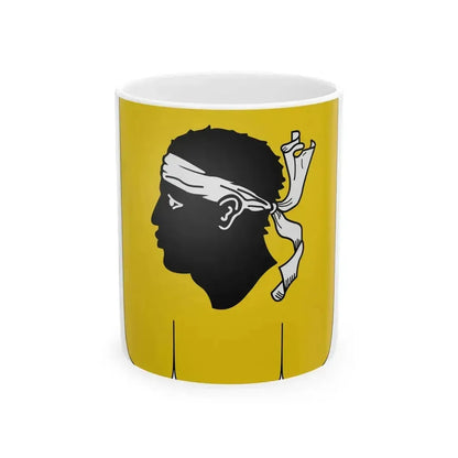 Banniere Royaume de Corse selon Gelre (France) White Coffee Mug 11oz - Go Mug Yourself