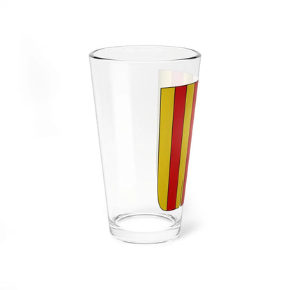 Bannière Royaume dAragon (Spain) (Coat of Arms) Pint Glass 16oz - Go Mug Yourself