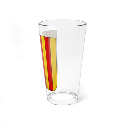 Bannière Royaume dAragon (Spain) (Coat of Arms) Pint Glass 16oz - Go Mug Yourself