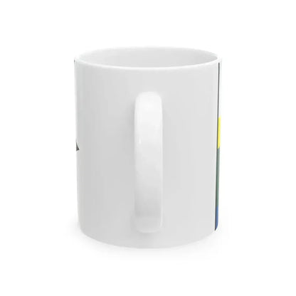 Banovce Nad Ondavou Michalovce Flag (Slovakia) White Coffee Mug - Go Mug Yourself