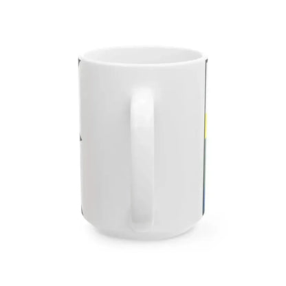 Banovce Nad Ondavou Michalovce Flag (Slovakia) White Coffee Mug - Go Mug Yourself