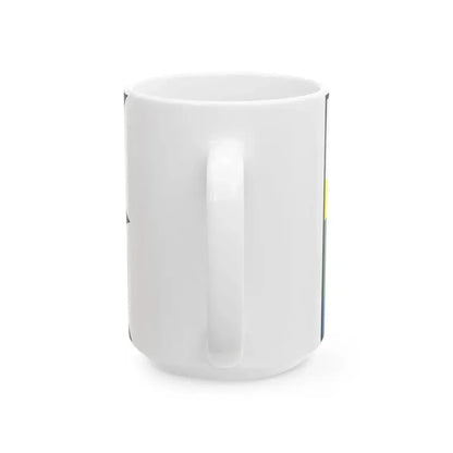 Banovce Nad Ondavou Michalovce Flag (Slovakia) White Coffee Mug - Go Mug Yourself