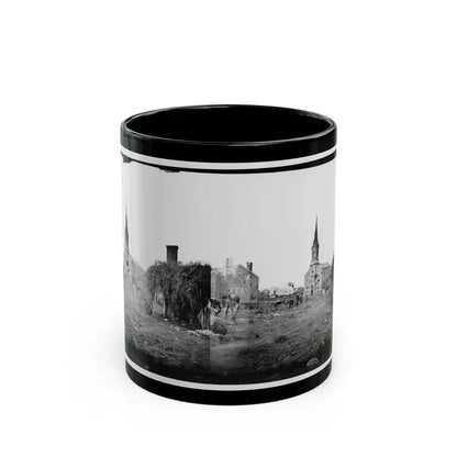 Baptist Church, Fredericksburg, Virginia, From The Backyard Of The Sanitary Commission Depot (U.S. Civil War) Black Coffee Mug 11oz - Go Mug Yourself
