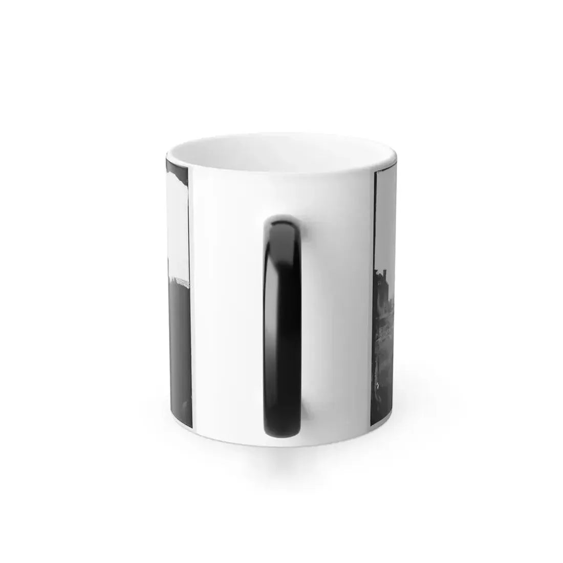 Baptist Church, Fredericksburg, Virginia, From the Backyard of the Sanitary Commission Depot (U.S. Civil War) Color Changing Coffee Mug 11oz - Go Mug Yourself