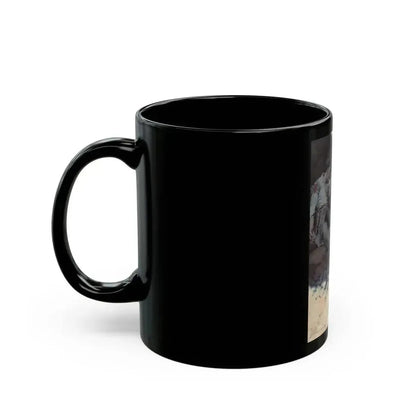 Bar-20 Yarns, The Outing Magazine interior illustration, April 1906 - Black Coffee Mug - Go Mug Yourself