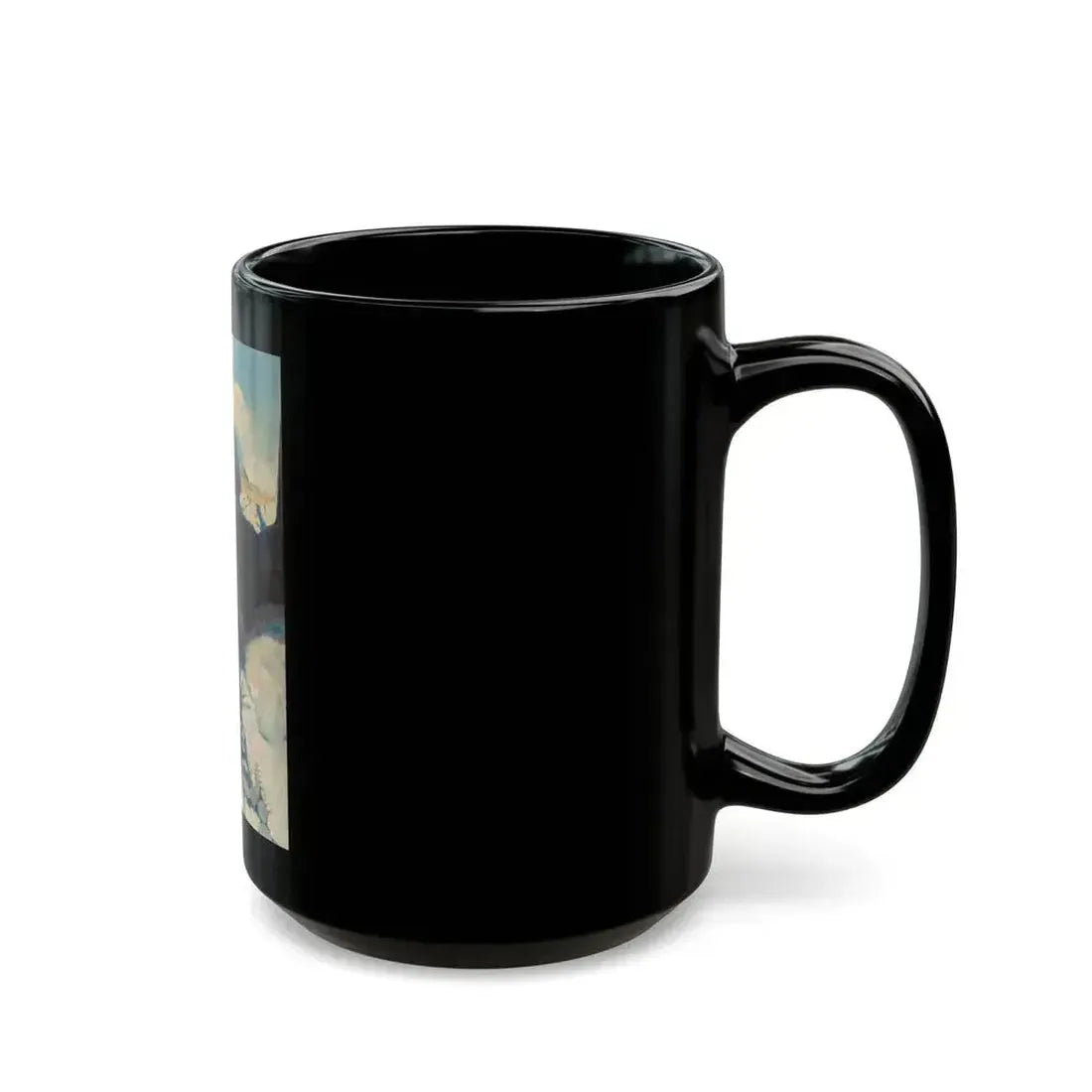 Bar-20 Yarns, The Outing Magazine interior illustration, April 1906 - Black Coffee Mug - Go Mug Yourself