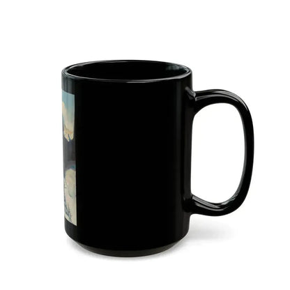 Bar-20 Yarns, The Outing Magazine interior illustration, April 1906 - Black Coffee Mug - Go Mug Yourself