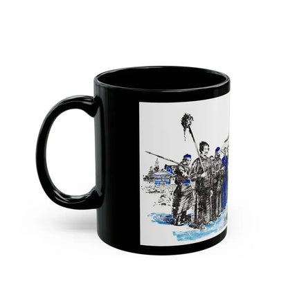 Bar Gold (1), Blue Book Magazine, April 1948 - Black Coffee Mug - Go Mug Yourself