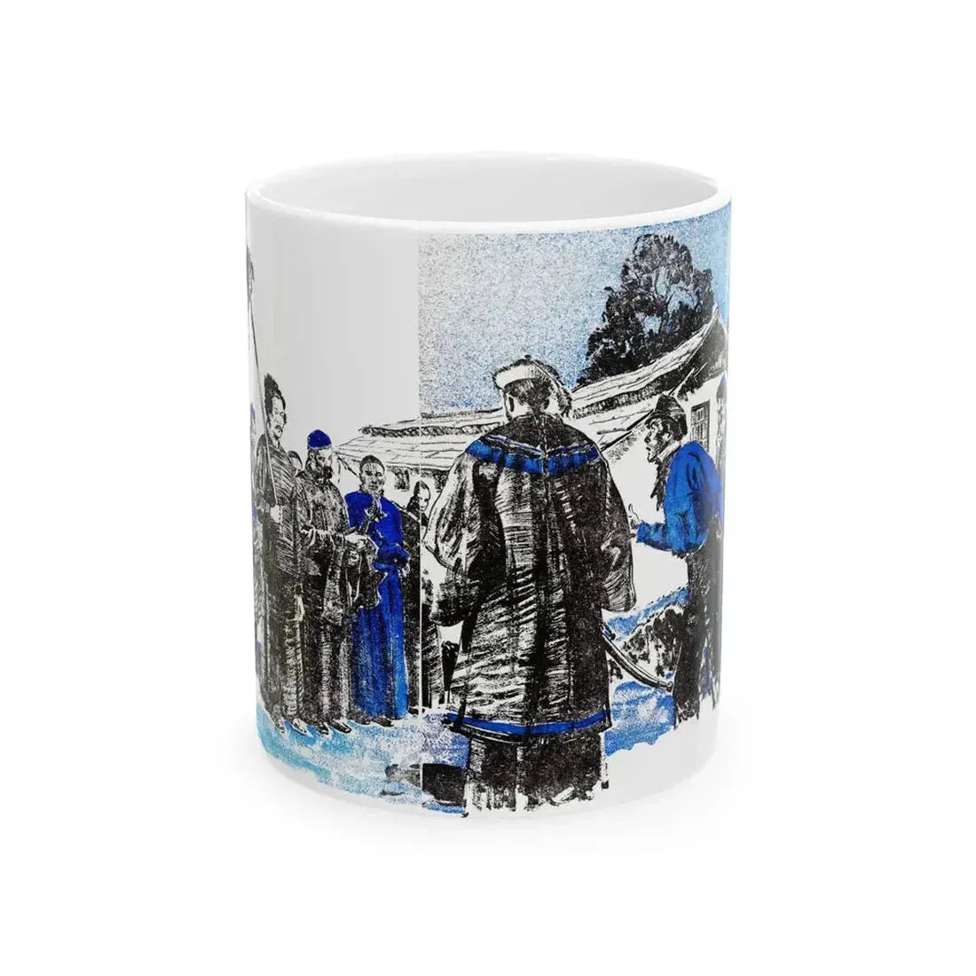 Bar Gold (1), Blue Book Magazine, April 1948 - White Coffee Mug 11oz - Go Mug Yourself