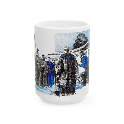 Bar Gold (1), Blue Book Magazine, April 1948 - White Coffee Mug 15oz - Go Mug Yourself