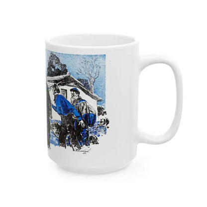 Bar Gold (1), Blue Book Magazine, April 1948 - White Coffee Mug - Go Mug Yourself
