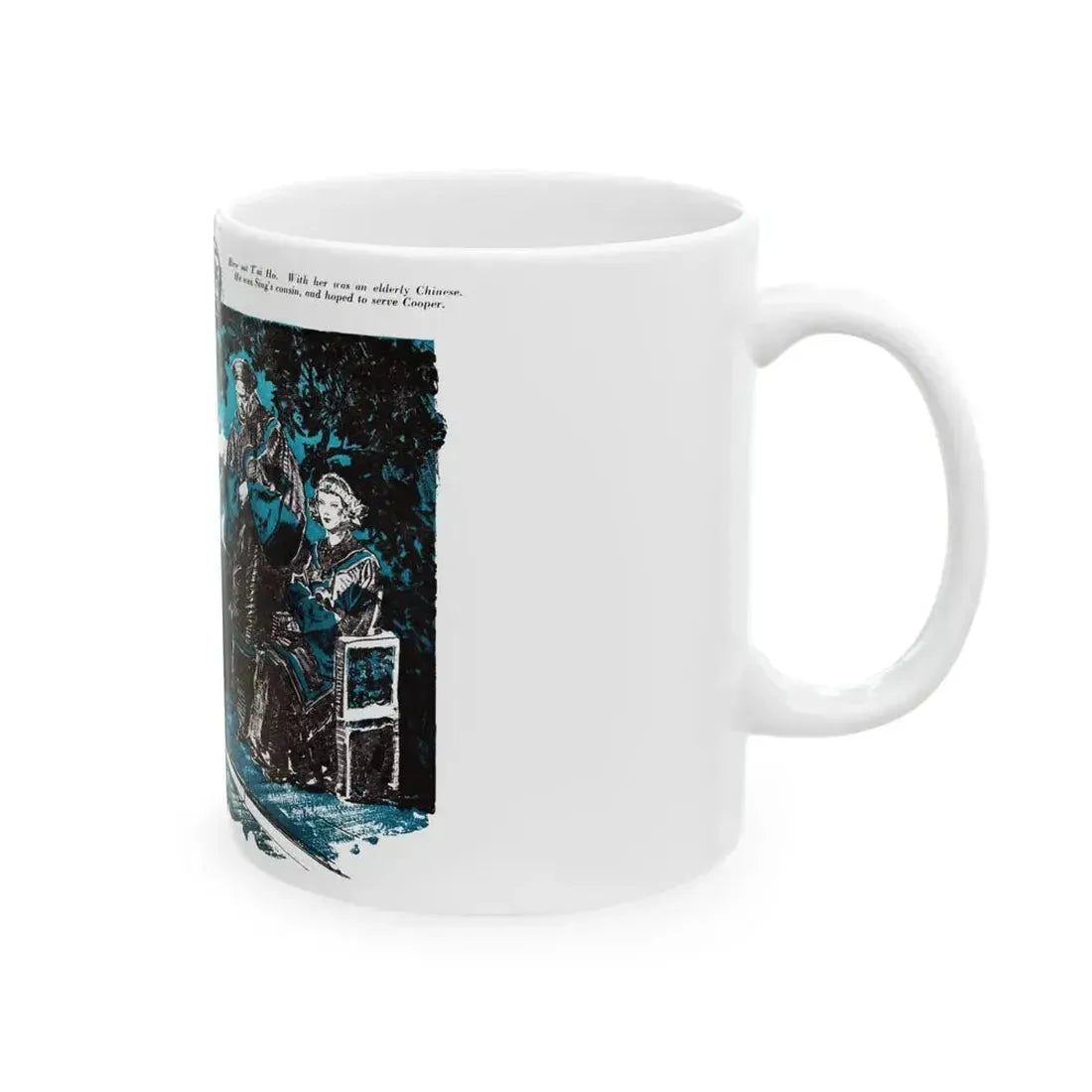 Bar Gold (3), Blue Book Magazine, April 1948 - White Coffee Mug - Go Mug Yourself
