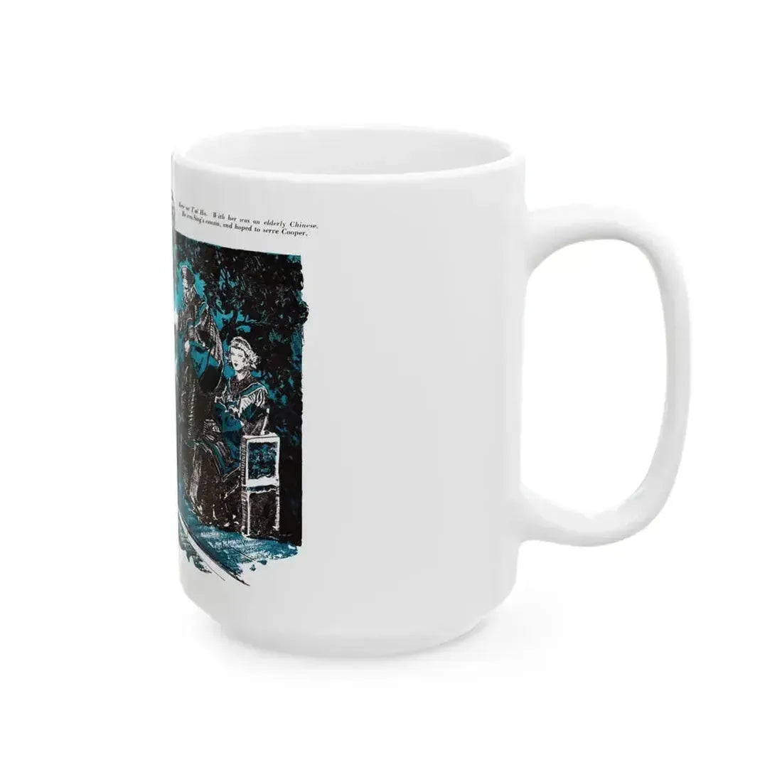 Bar Gold (3), Blue Book Magazine, April 1948 - White Coffee Mug - Go Mug Yourself