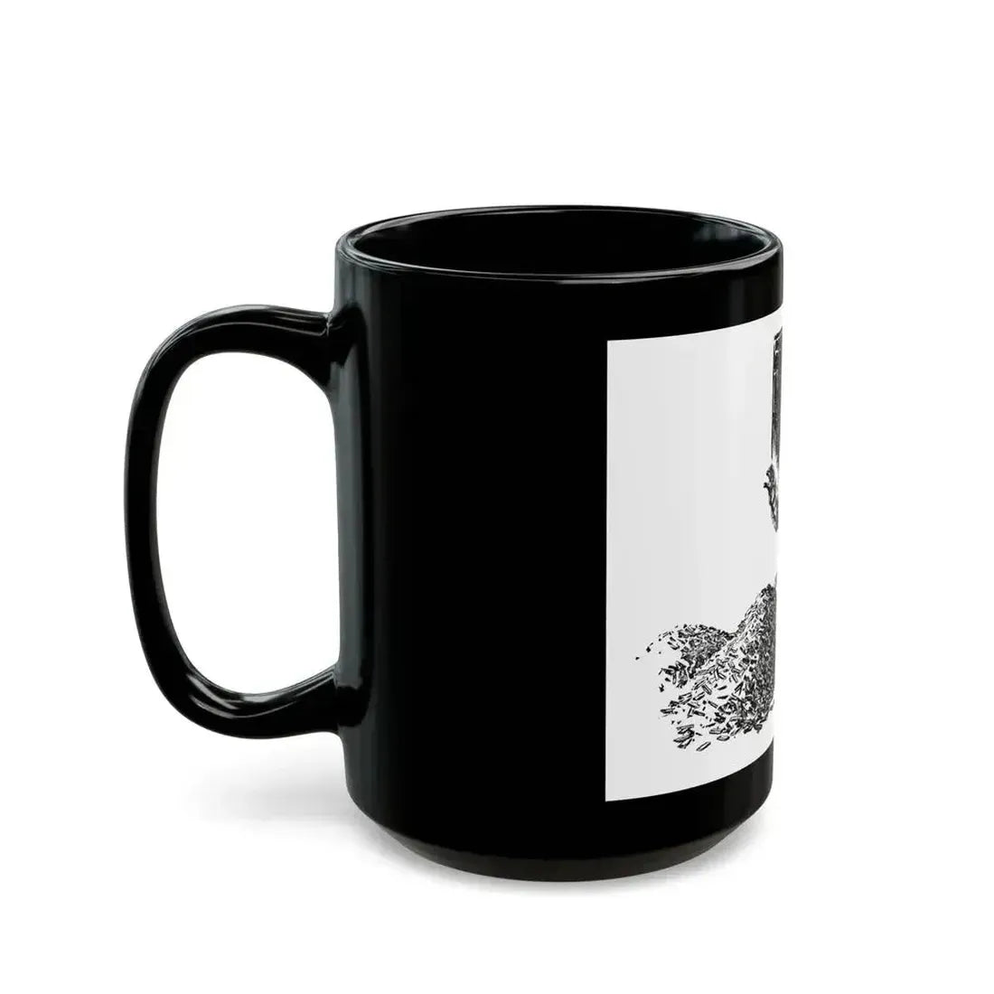Bar Gold (4), Blue Book Magazine, April 1948 - Black Coffee Mug - Go Mug Yourself