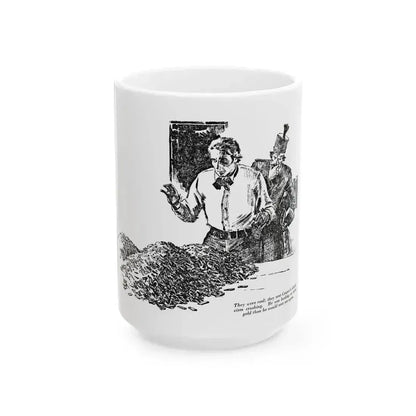 Bar Gold (4), Blue Book Magazine, April 1948 - White Coffee Mug 15oz - Go Mug Yourself