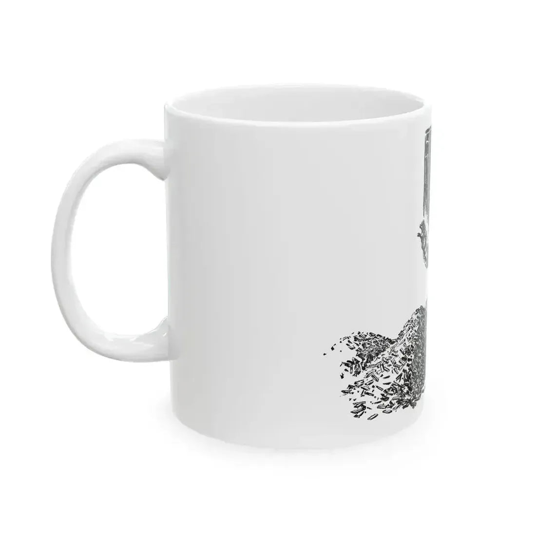 Bar Gold (4), Blue Book Magazine, April 1948 - White Coffee Mug - Go Mug Yourself