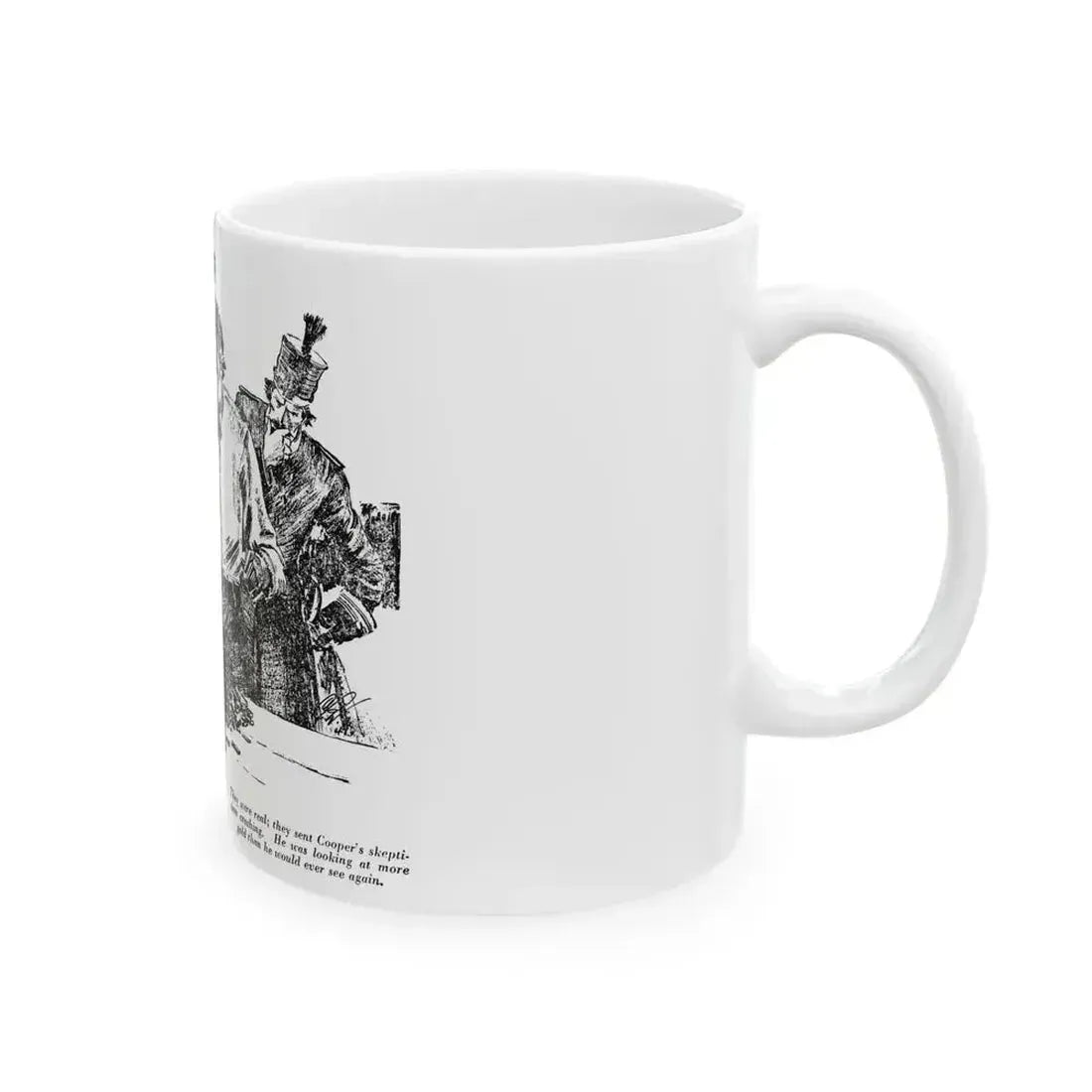 Bar Gold (4), Blue Book Magazine, April 1948 - White Coffee Mug - Go Mug Yourself