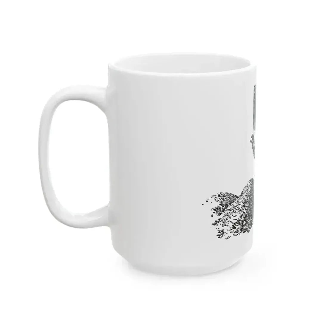 Bar Gold (4), Blue Book Magazine, April 1948 - White Coffee Mug - Go Mug Yourself