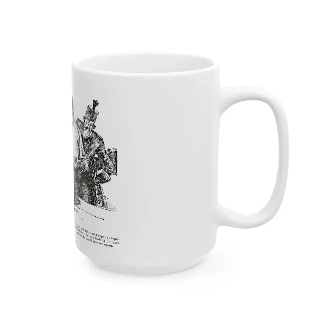 Bar Gold (4), Blue Book Magazine, April 1948 - White Coffee Mug - Go Mug Yourself