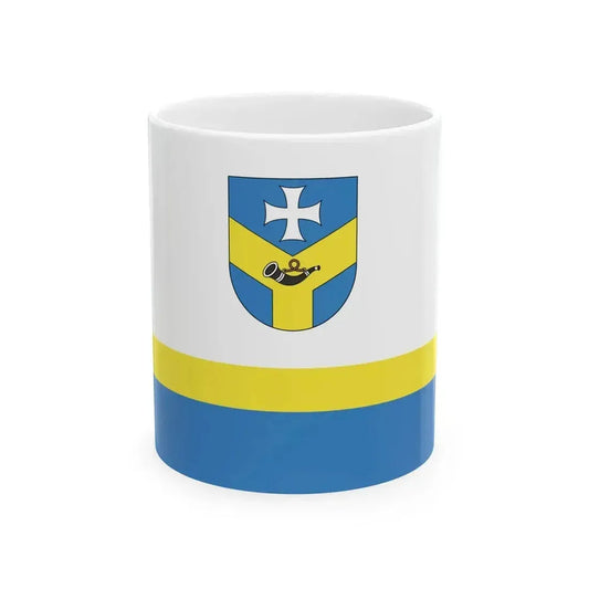 Baran city flag (Belarus) White Coffee Mug 11oz - Go Mug Yourself