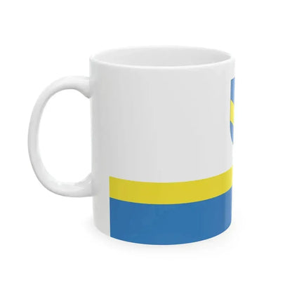 Baran city flag (Belarus) White Coffee Mug - Go Mug Yourself