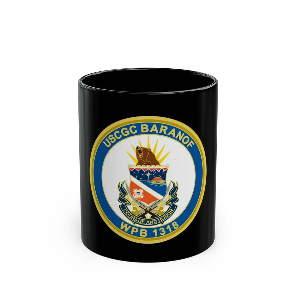 Baranof WPB 1318 (U.S. Coast Guard) Black Coffee Mug-11oz-Go Mug Yourself