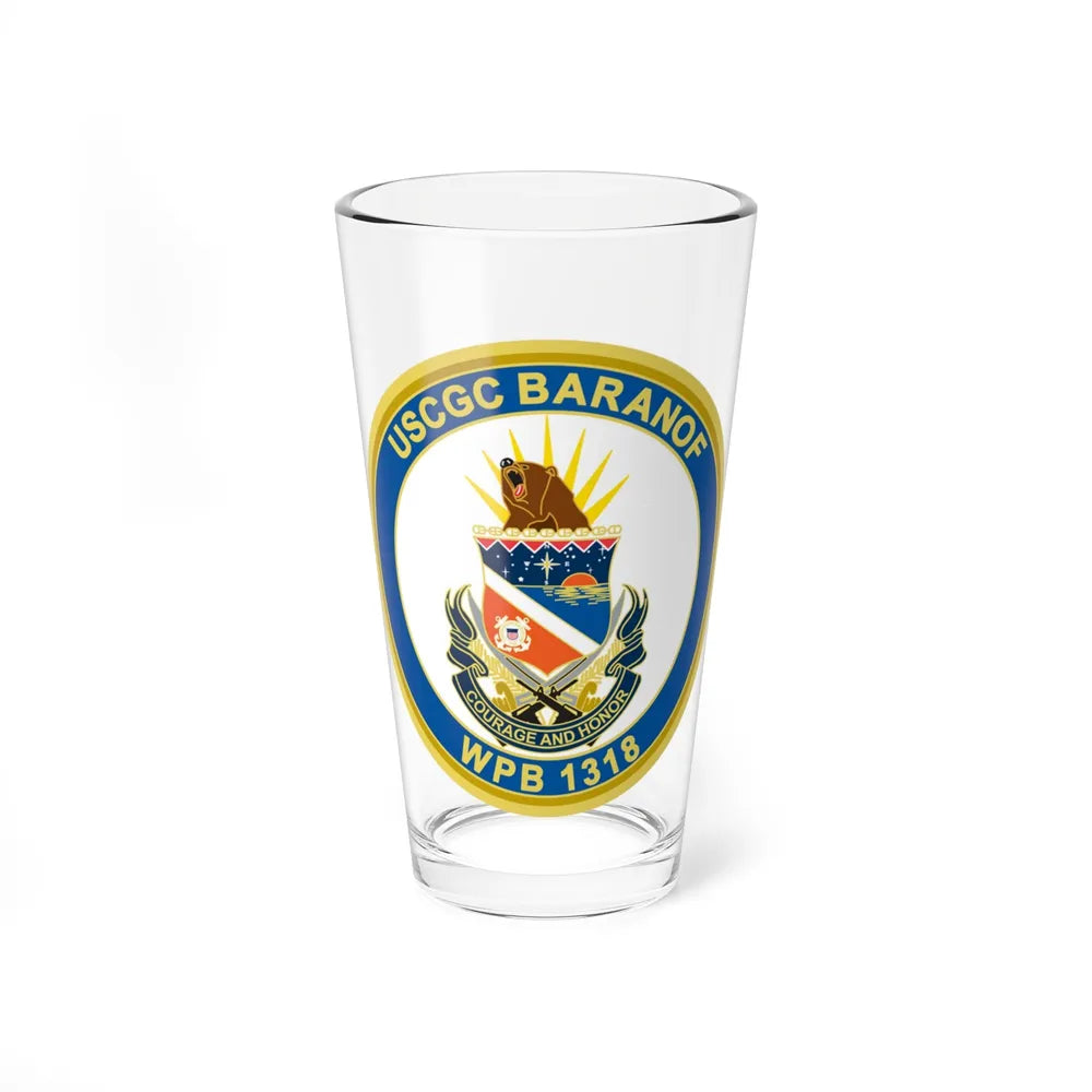 Baranof WPB 1318 (U.S. Coast Guard) Pint Glass 16oz-16oz-Go Mug Yourself