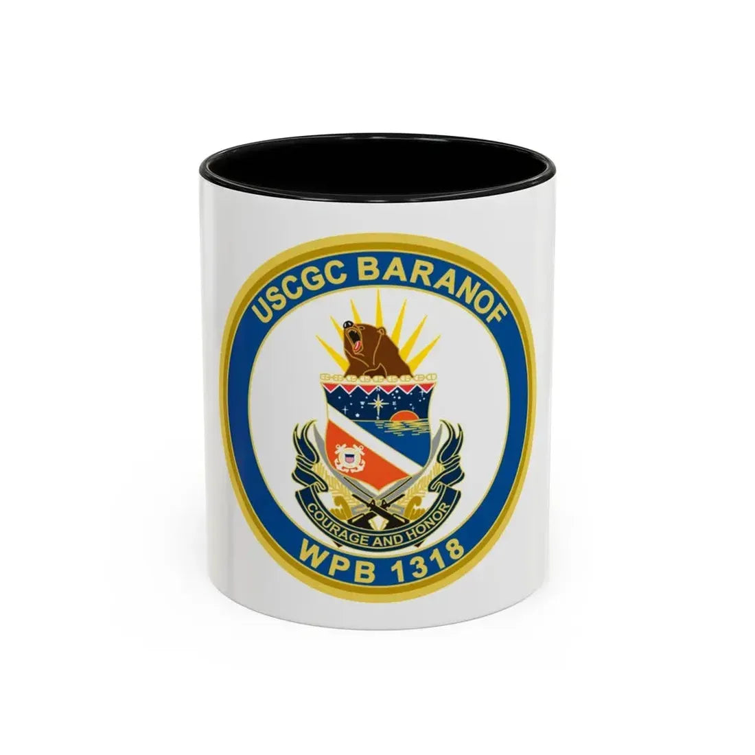 Baranof WPB 1318 (U.S. Coast Guard) Accent Coffee Mug 11oz Black - Go Mug Yourself