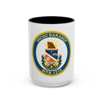 Baranof WPB 1318 (U.S. Coast Guard) Accent Coffee Mug 15oz Black - Go Mug Yourself