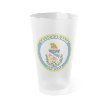Baranof WPB 1318 (U.S. Coast Guard) Frosted Pint Glass 16oz Default Title - Go Mug Yourself