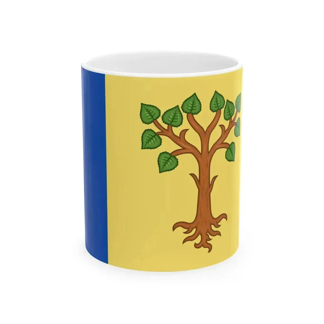 Baranzate-Bandiera (Italy) White Coffee Mug 11oz - Go Mug Yourself