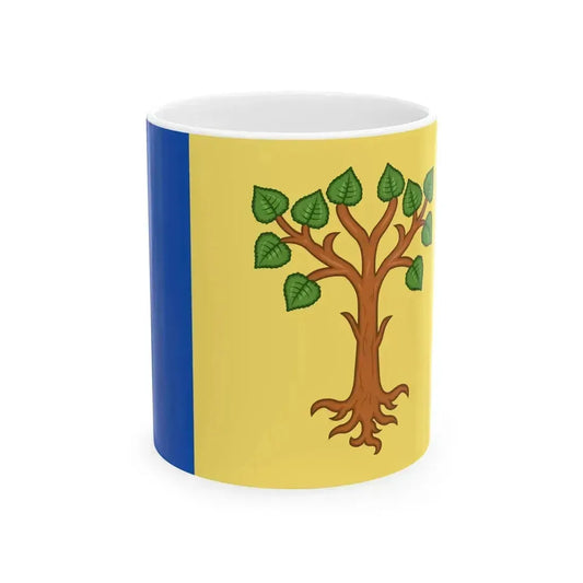 Baranzate-Bandiera (Italy) White Coffee Mug 11oz - Go Mug Yourself